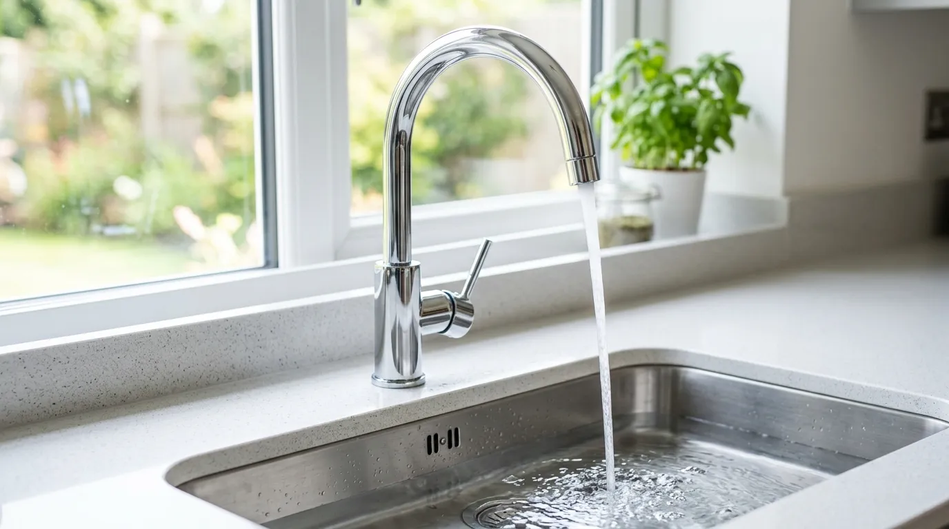 Local Plumbing Master Pros same day plumber fixing a faucet in Lake City, MI